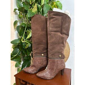 Miss Tina women’s size 8.5 M brown tall boots